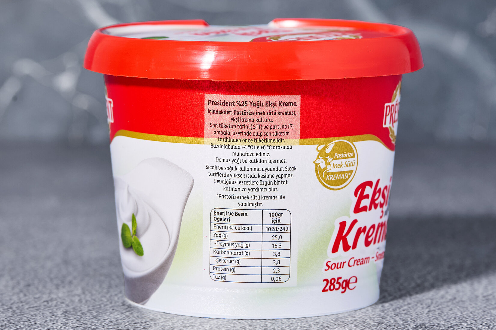 Smetana Ekşi Krema Sour Cream 285 g | Tazedirekt