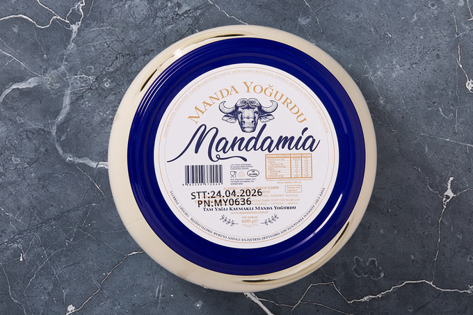 Tam Yağlı Kaymaklı Manda Yoğurdu 600 g
