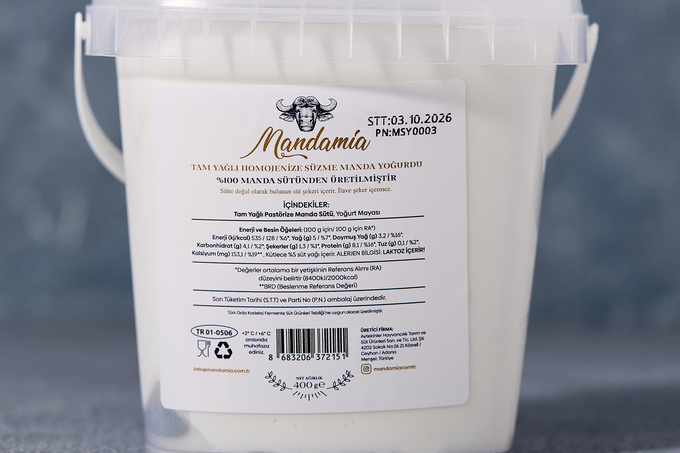 Süzme Manda Yoğurdu 400 g