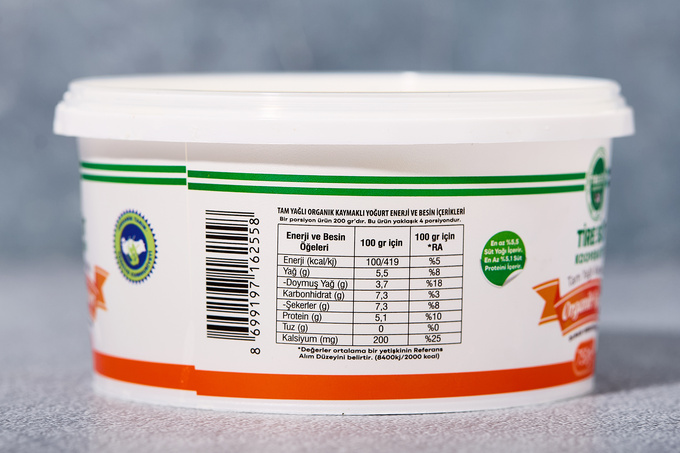 Organik Kaymaklı Yoğurt 750 g