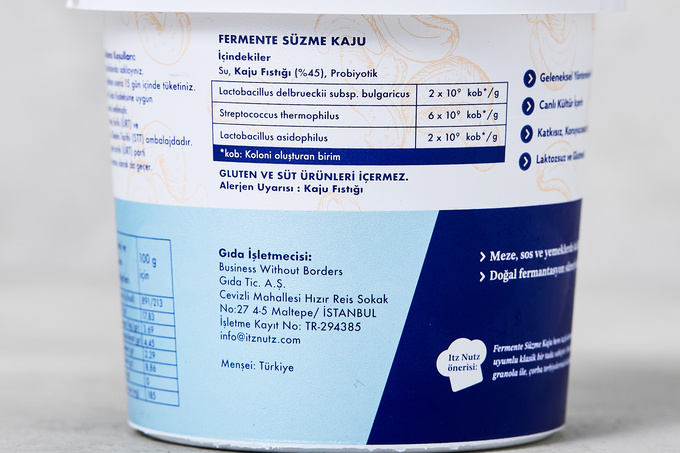 Fermente Süzme Kaju 500 g