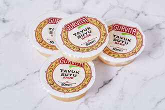 Dondurulmuş Tavuk Suyu Sade 4 x 50 ml