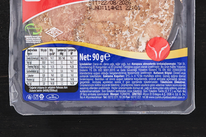 Dana Kavurma 90 g
