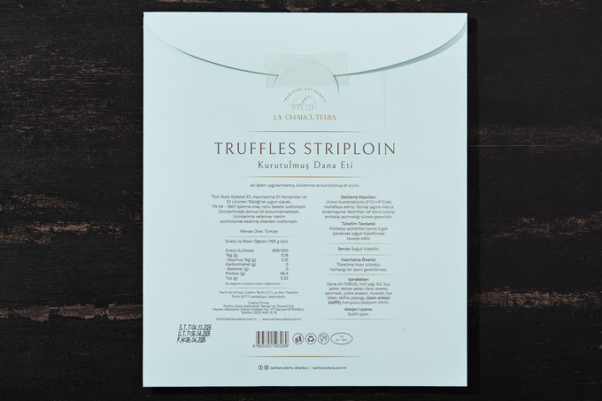 Truffle Striploin Kurutulmuş Dana Eti 80 g