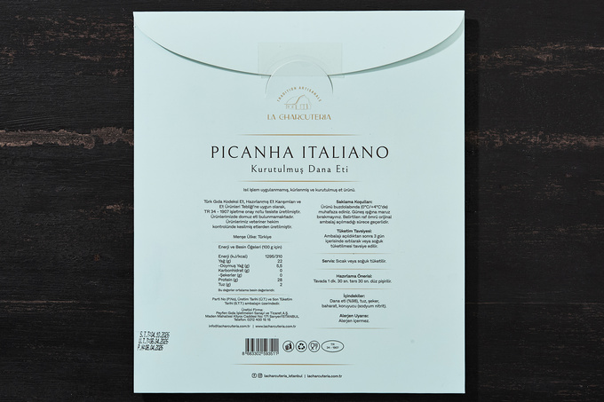 Picanha Italiano Kurutulmuş Dana Eti 80 g