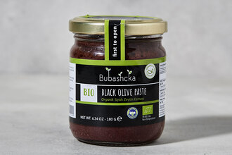 Organik Siyah Zeytin Ezmesi 180 g