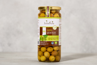 Organik Doğal Çizik Yeşil Zeytin 515 g