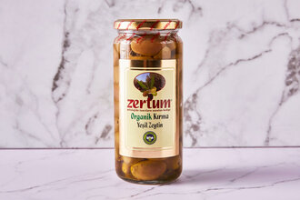 Organik Kırma Yeşil Zeytin 475 g