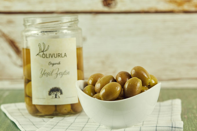 Organik Yeşil Zeytin 400 g