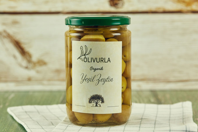 Organik Yeşil Zeytin 400 g