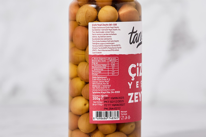Çizik Yeşil Zeytin 300 g