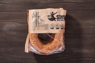 Susamlı Simit Siyez Unlu 3 Adet 125 g (Dondurulmuş)