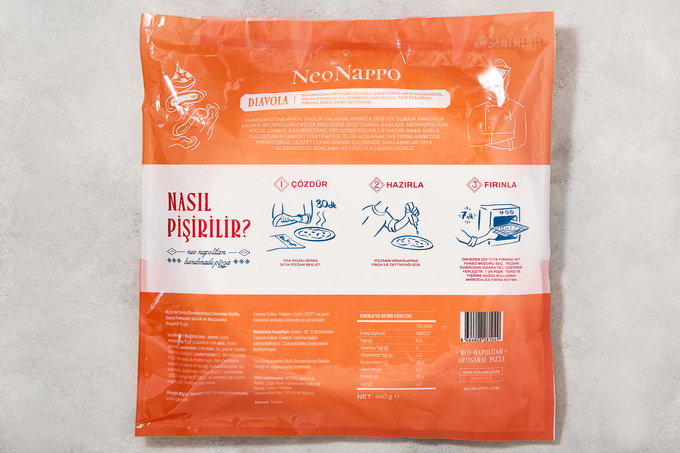 Diavola Pizza 440 g