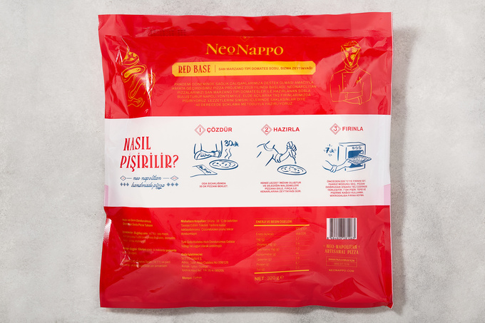 Domates Soslu Pizza Tabanı Red Base 320 g