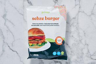 Sebzeli Vegan Burger 340 g (Dondurulmuş)