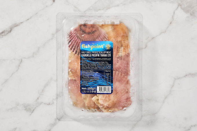 Kabuklu Pasifik Tarak Eti 250 g