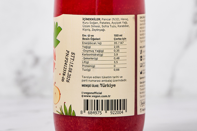Pancar Çorbası 500 ml