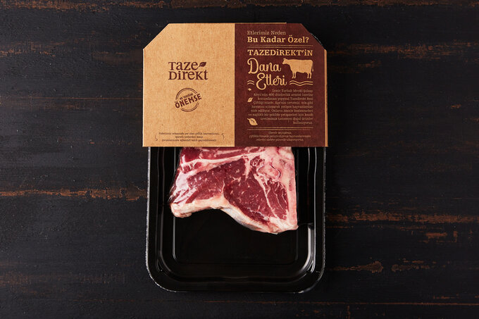 Dana Kemikli Biftek (T Bone Steak) 350 g