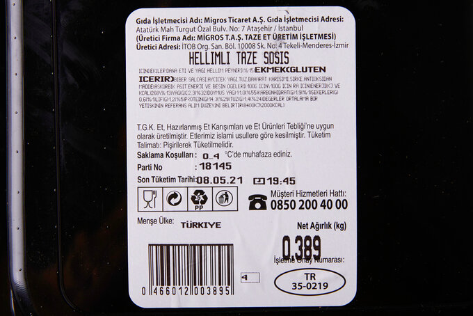 Hellimli Sosis Köfte 300 g