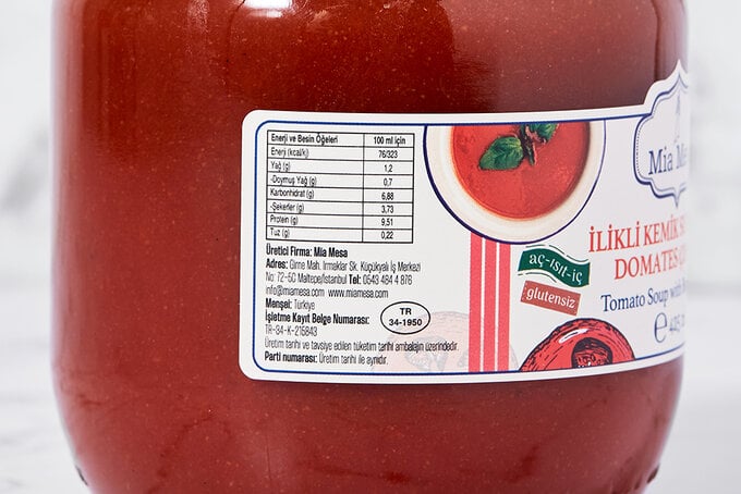 Domates Çorbası İlikli Kemik Suyundan 425 ml