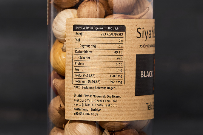 Siyah Sarımsak Mürdük 150 g