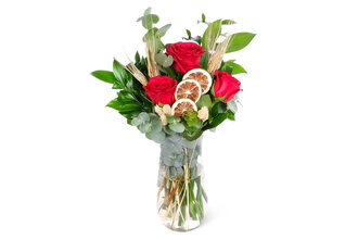 Kırmızı Gül Aranjmanı Selimiye
