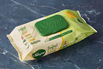 Doğal Organik Pamuklu Islak Havlu 50'Li