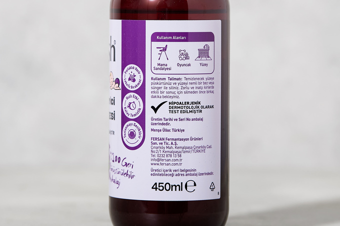 Baby Yüzey Temizleyici Temizlik Sirkesi 450 ml