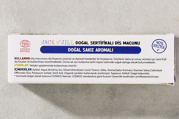 Doğal Diş Macunu (Sakız Aromalı) 50 g