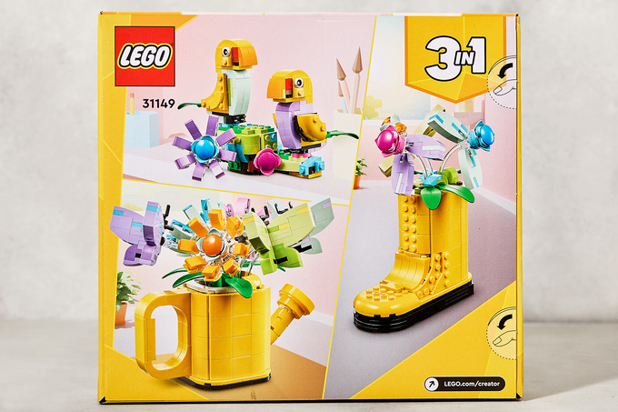 Lego Creator 3'ü 1 Arada Sulama Kabında Çiçekler 8+ Yaş