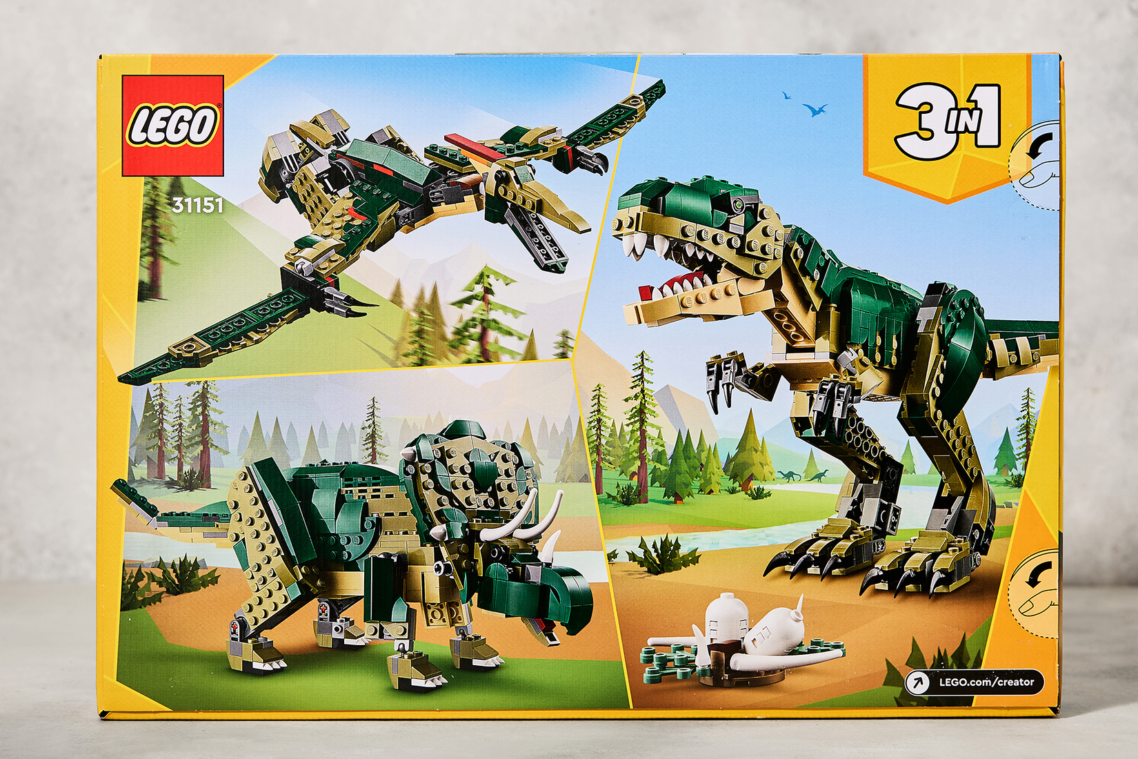 Lego Creator 3'ü 1 Arada Trex 9+ Yaş 626 Parça | Tazedirekt