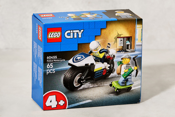 Lego Polis Motosikleti Takibi 4+ Yaş 65 Parça