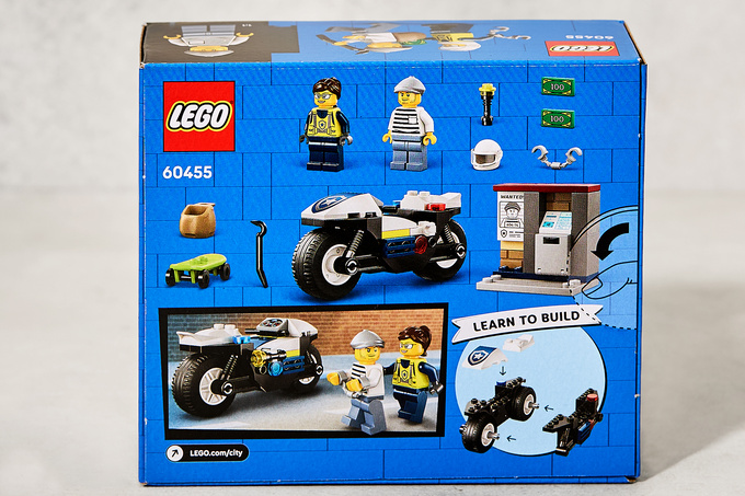 Lego Polis Motosikleti Takibi 4+ Yaş 65 Parça