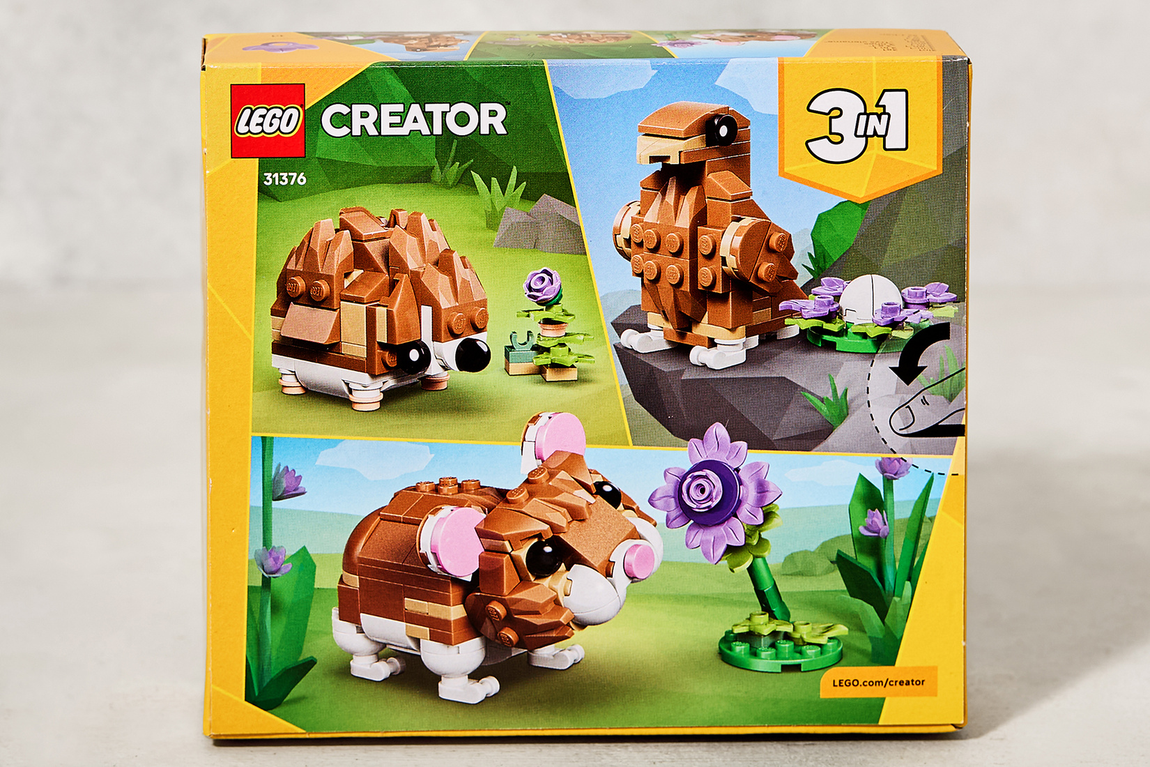 erkgn☆☆☆ページ LEGO® Creator 3'ü 1 Arada Sevimli Hamster ile Çiçek 31376 – Fiyatı