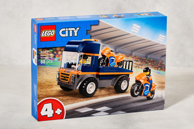 Lego City Motosiklet Taşıyıcı 4+ Yaş 88 Parça