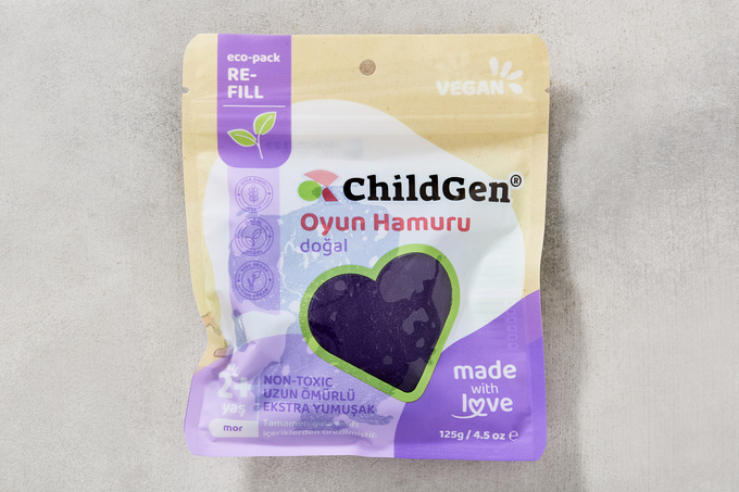 Mor Doğal Oyun Hamuru Ecopack 125 g