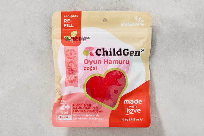 Kırmızı Doğal Oyun Hamuru Ecopack 125 g