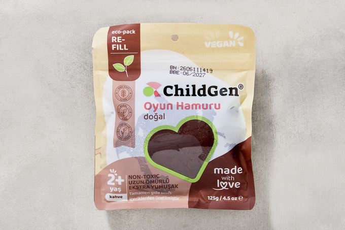Kahverengi Doğal Oyun Hamuru Ecopack 125 g