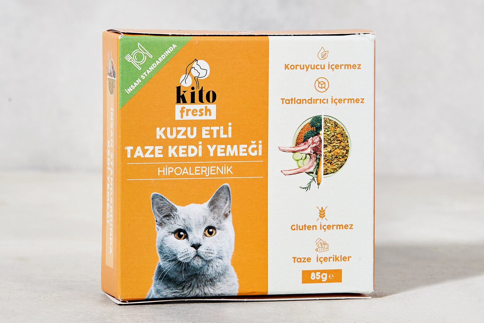 Kuzu Etli Taze Kedi Yemeği / Mama 85 g | Tazedirekt