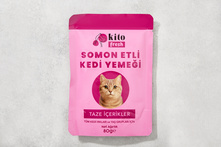 Kedi Yemeği (Somon Etli) 80 g