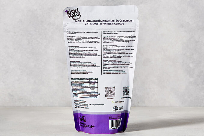 Kedi Makarnası Ödül Maması (Mor Lahanalı) 30 g