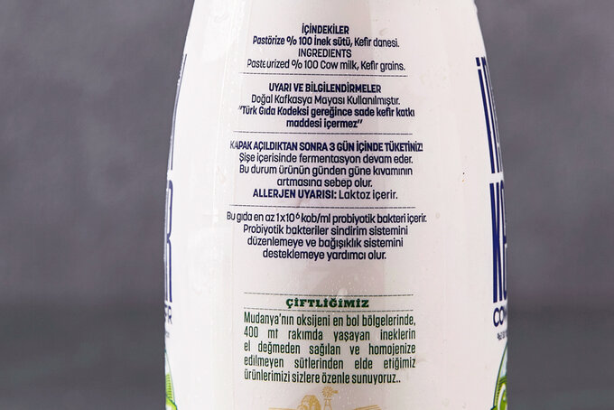 İnek Sütünden Kefir 250 ml