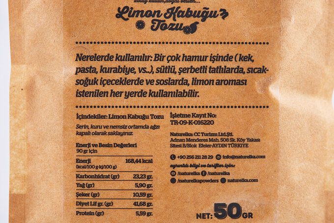 Limon Kabuğu Tozu 50 g
