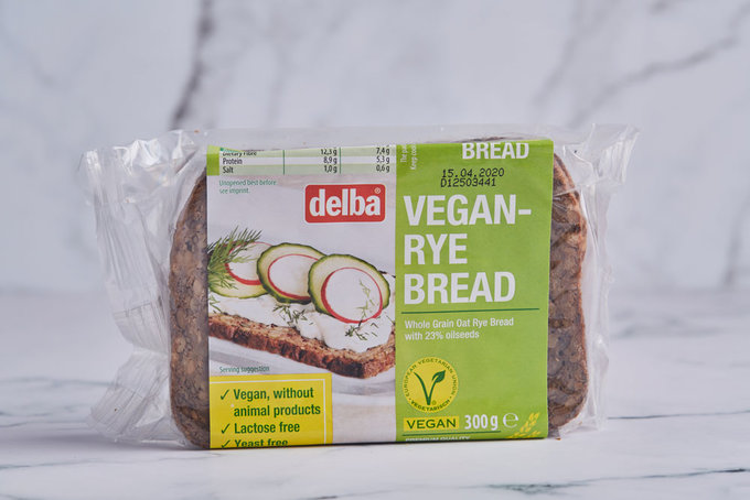 Vegan Tam Tahıllı Çavdar Ekmeği 300 g