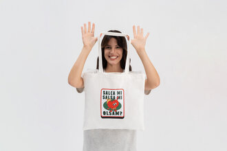 Domates Desenli Çanta Totebag