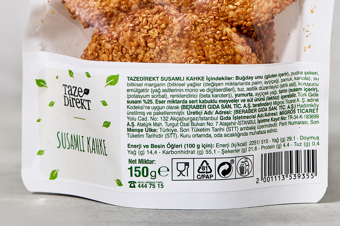 Susamlı Kahke 150 g