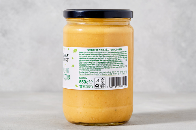 Zencefilli Havuç Çorba 550 g