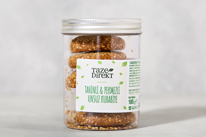 Unsuz Kurabiye (Tahinli & Pekmezli) 185 g