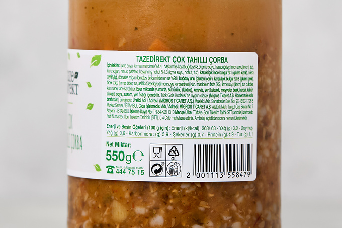 Çorba Çok Tahıllı 550 g