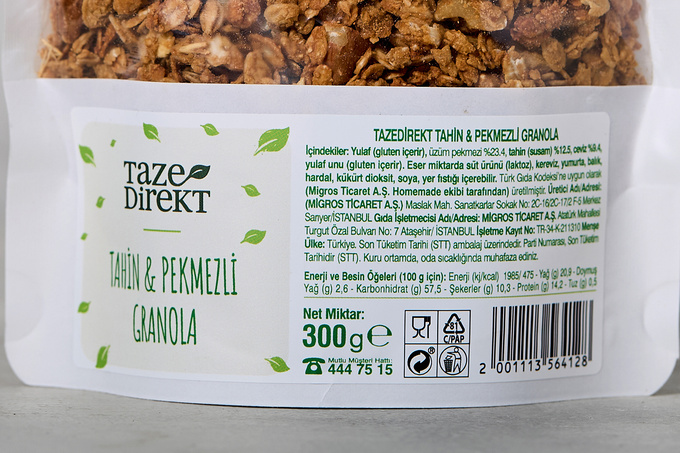Tahin Pekmezli Granola 300 g